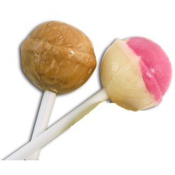 Chupa Chups 50 pezzi sfusi caramello e fragola e vaniglia