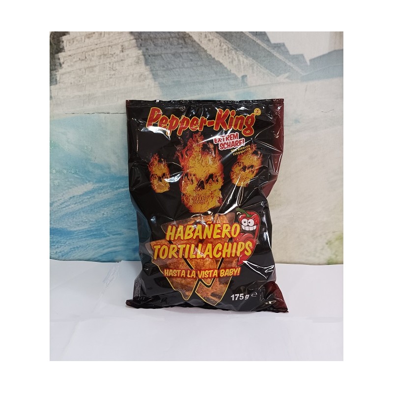 Pepper King habanero tortillachips 175 gr